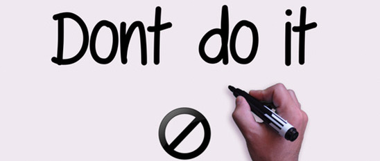 Don’t Do It