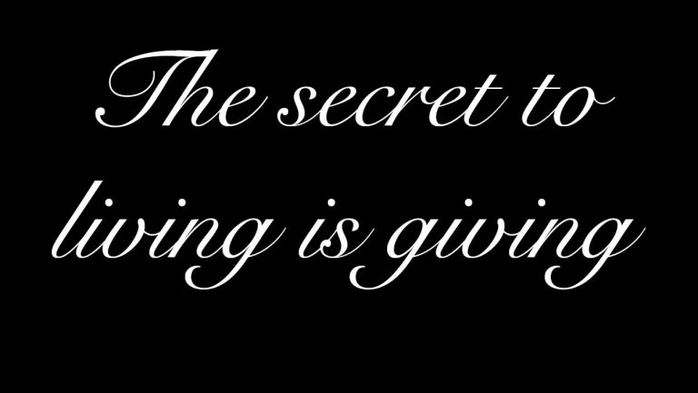 Giving is Twice as Nice
