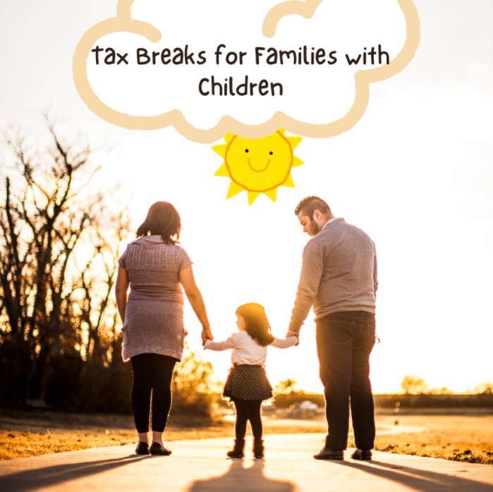 Parents holding hands with Child
